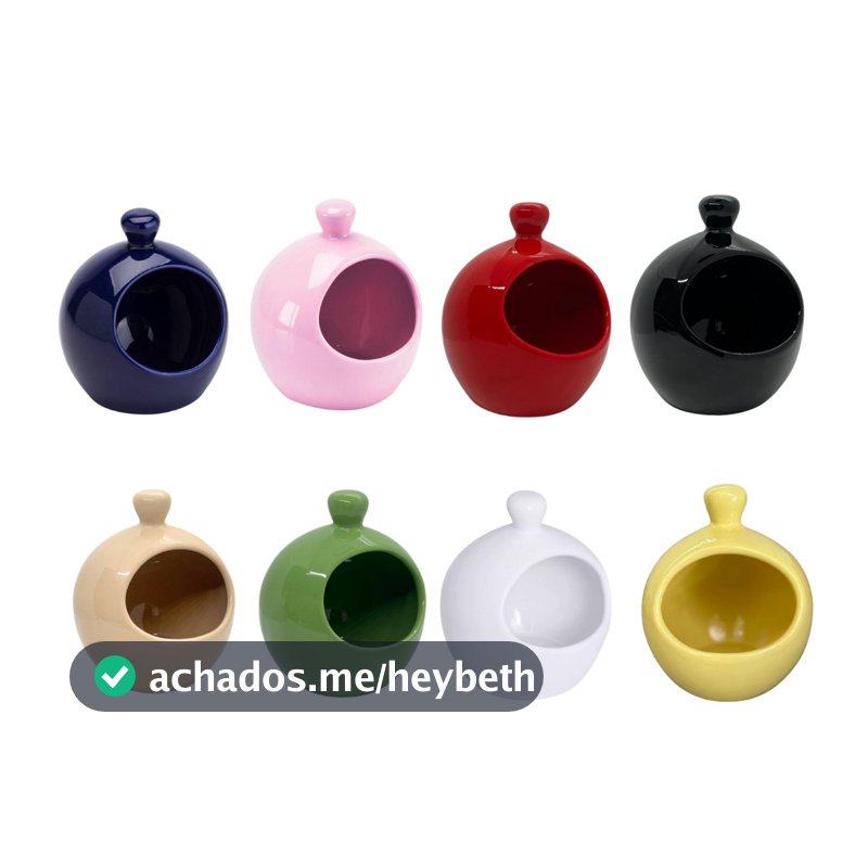 Porta Alho ou Saleiro Gourmet Cerâmica