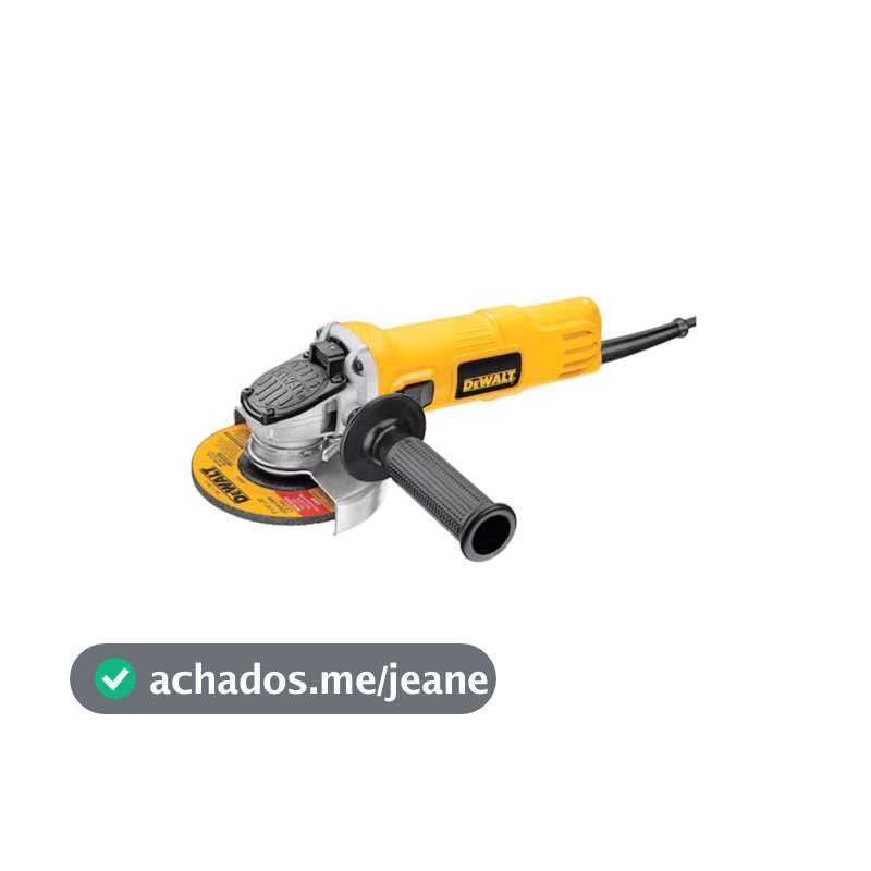 Esmerilhadeira Angular Dewalt Dwe4020 800 W Cor Amarelo Frequência 60 Hz 110V