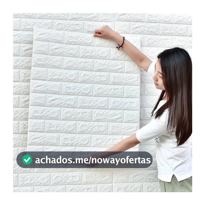 Papel De Parede 3D Adesivo Tijolos Grosso à prova guá