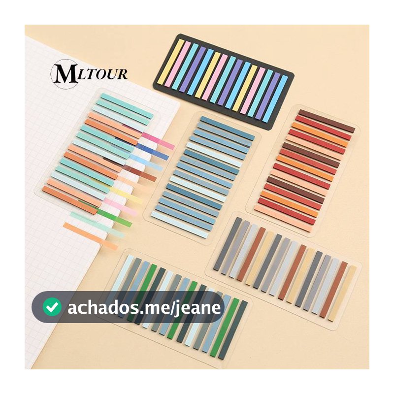 300 Folhas De Memo Pads De Tira Ultra Fina Marca Do Livro Transparent Self-adhesive Sticky Index Sticker Office