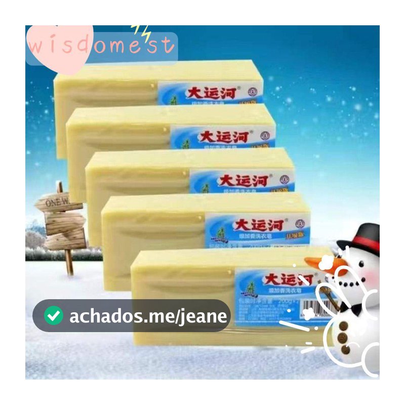 200g Sabonete Limpa Manchas Teimosas para Roupas