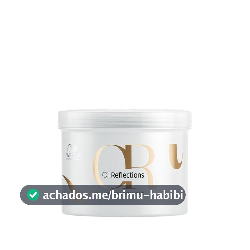 Wella Máscara Oil Reflections 500ml Brilho e Maciez