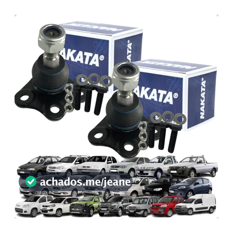 Par Pivô Suspensão Dianteira Original Nakata Palio Doblo Mobi Grand Siena Fiorino