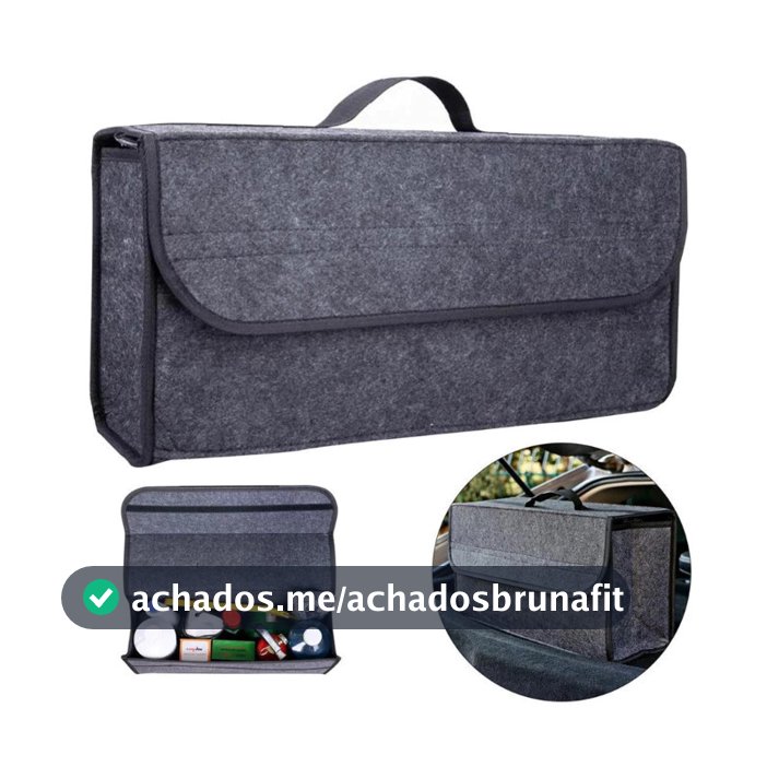Bolsa de Armazenamento em Feltro para Porta-Malas do Carro, Organizador de Ferramentas e Acessórios Automotivos