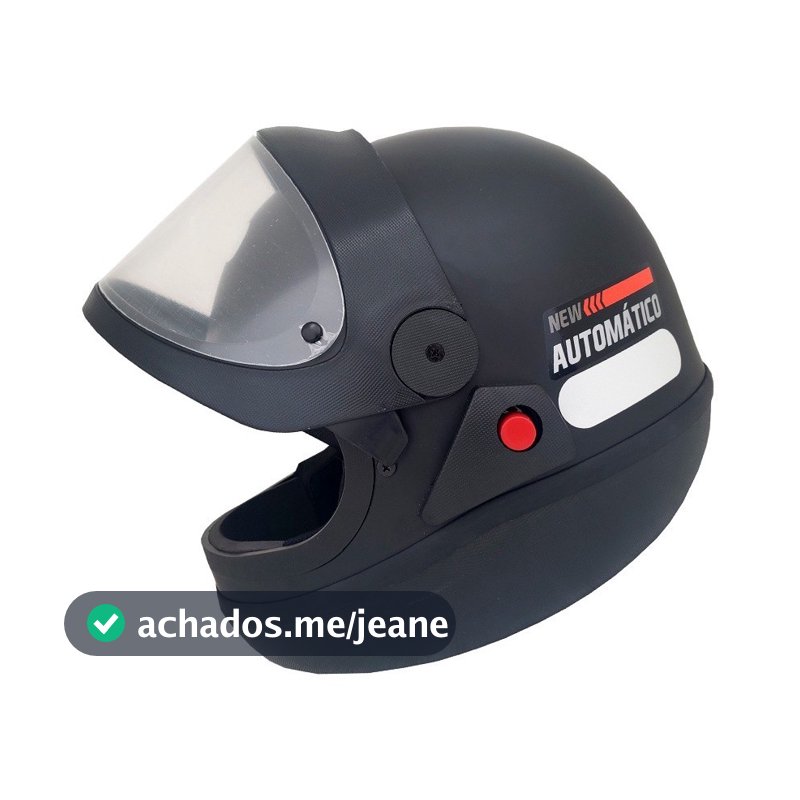 Capacete Moto Automático Ebf Solid New Classic C/ Viseira Automática C/ Selo Inmetro Todas Cores Disponiveis Masculino Feminino com Nf