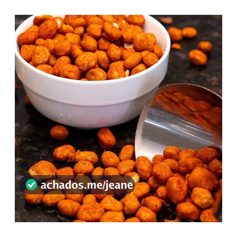 Amendoim crocante Pimenta mexicana-Pacote 1Kg
