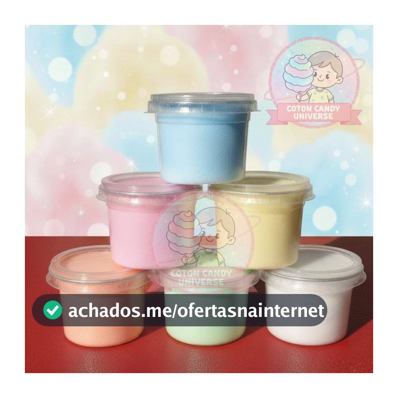 Algodão doce mini kit com 30 unidades 15 gramas lembrancinhas e eventos pote mini 145ml