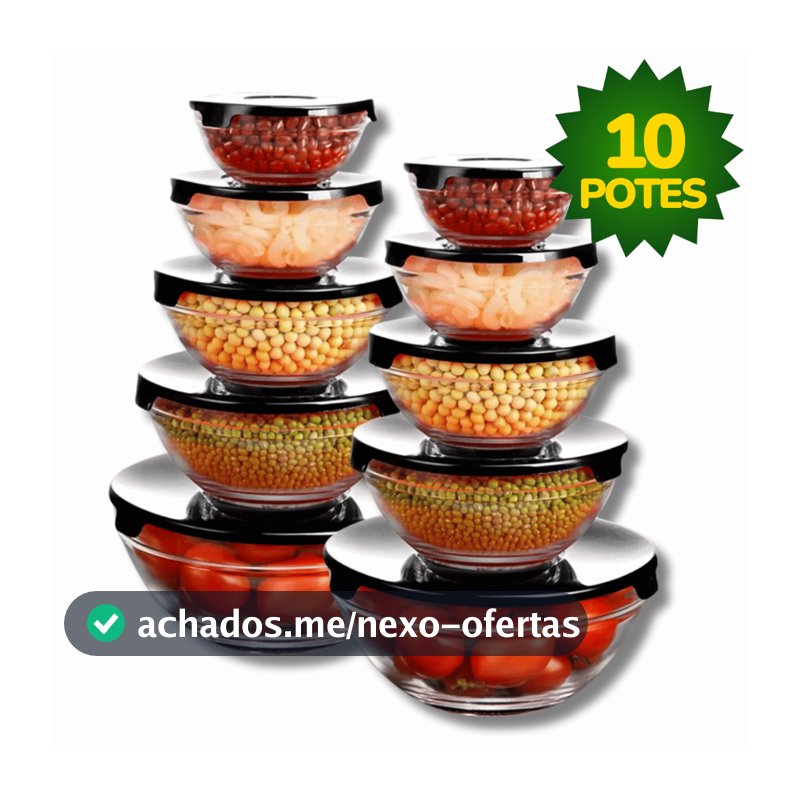 Kit Conjunto De Potes de Vidro Resistente Organizadores De Cozinha Multiuso