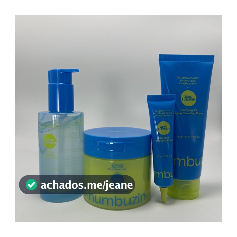 [numbuzin] Almofadas Zero Blemish/Espuma De Limpeza/Geléia Creme