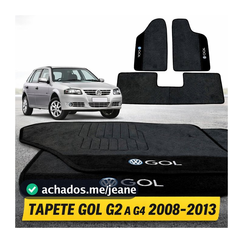 Tapete Interno Gol G2 G3 G4 2008 A 2013 Alta Qualidade