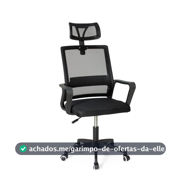 Cadeira de Escritório Giratória Executiva Pro com Regulagem de Altura
