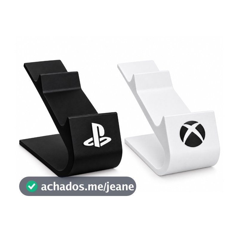Suporte para Controle Gamer Duplo Porta Controle PS5 PS4 Xbox Series X/S e Xbox One