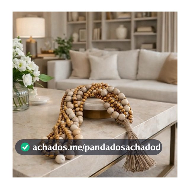 Colar de Mesa Decorativo em madeira Barroco grosso madeira decoração sala rack aparador 6 camadas