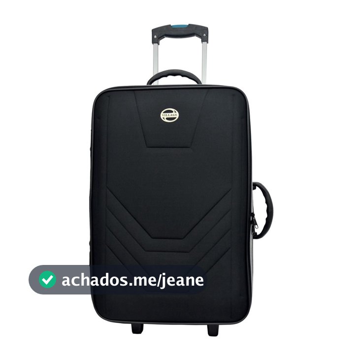 Mala de Viagem 23kg MÉDIA BARATA Rodinhas Village Mala Viagem Resistente Rígida