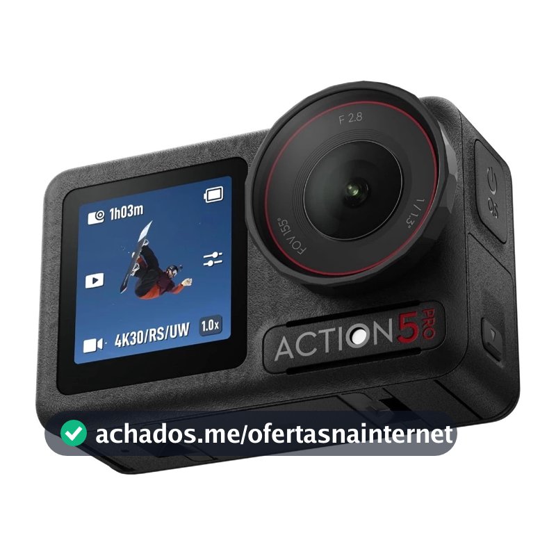 CÂMERA DJI OSMO ACTION 5 PRO Standard Nova 100% Original + NF