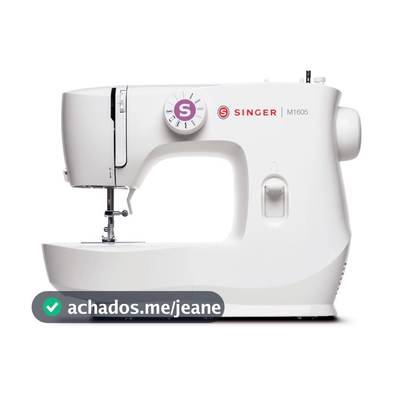 Máquina de Costura Doméstica SINGER M1605 Branca 220V