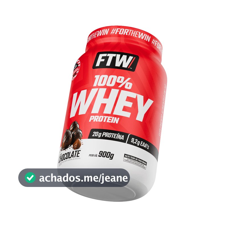 100% Whey protein Pote 900g - FTW