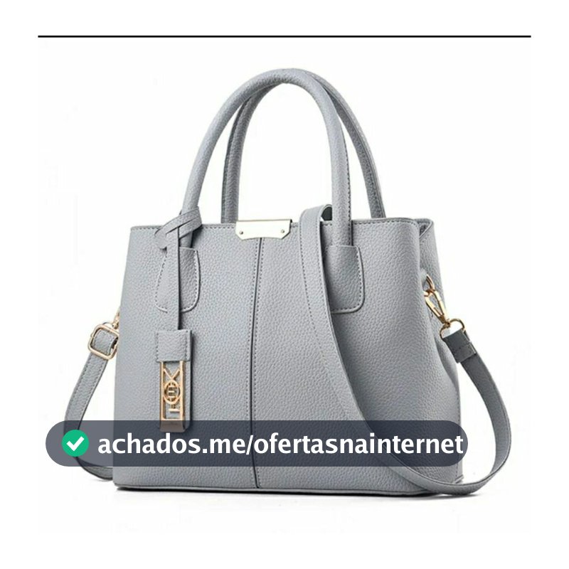 Bolsa Baú de ombro/mão reforçada, casual TENDENCIA DIA DAS MÃES