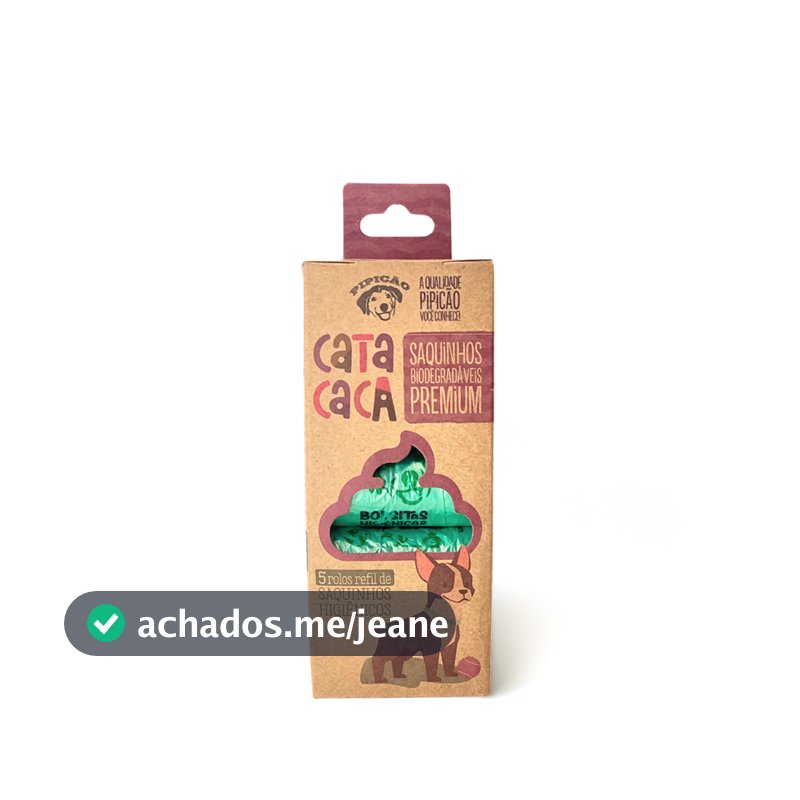 Kit 5 Refis Cata Caca Biodegradáveis Pipicão