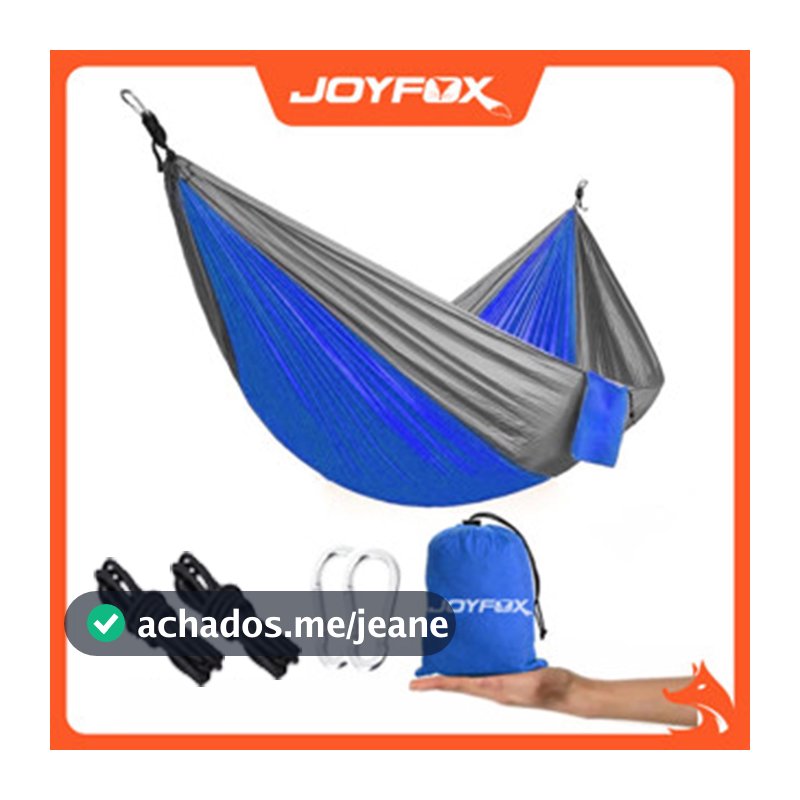 Rede De Dormir Casal Camping Descanso Nylon 530g Resistente rede descanso JOYFOX