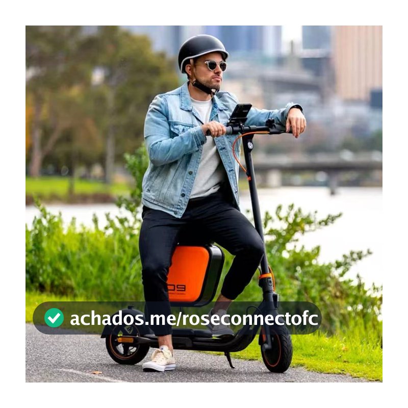 Patinete com Banco Elétrico Dobrável 350W | Autonomia 35KM + Velocidade 30KM/H | Suporta até 150KG