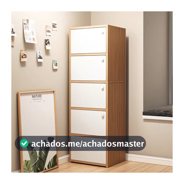 organizador de escritório doméstico, prateleiras armário armazenamento Estante de madeira com porta, estante para livros