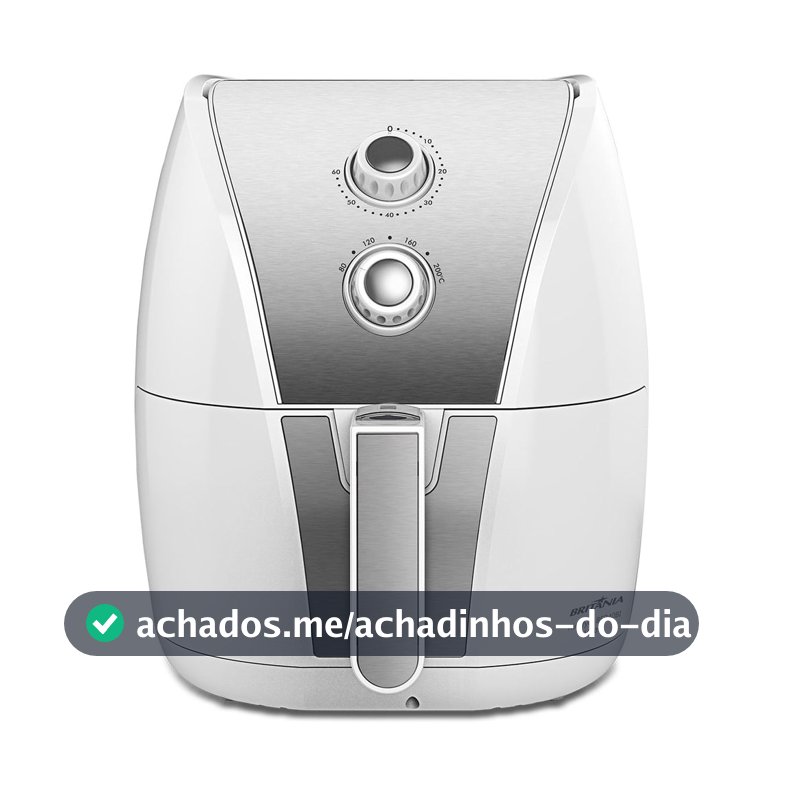Air Fryer Britânia 5L Branca Redstone 1500W BFR40BI