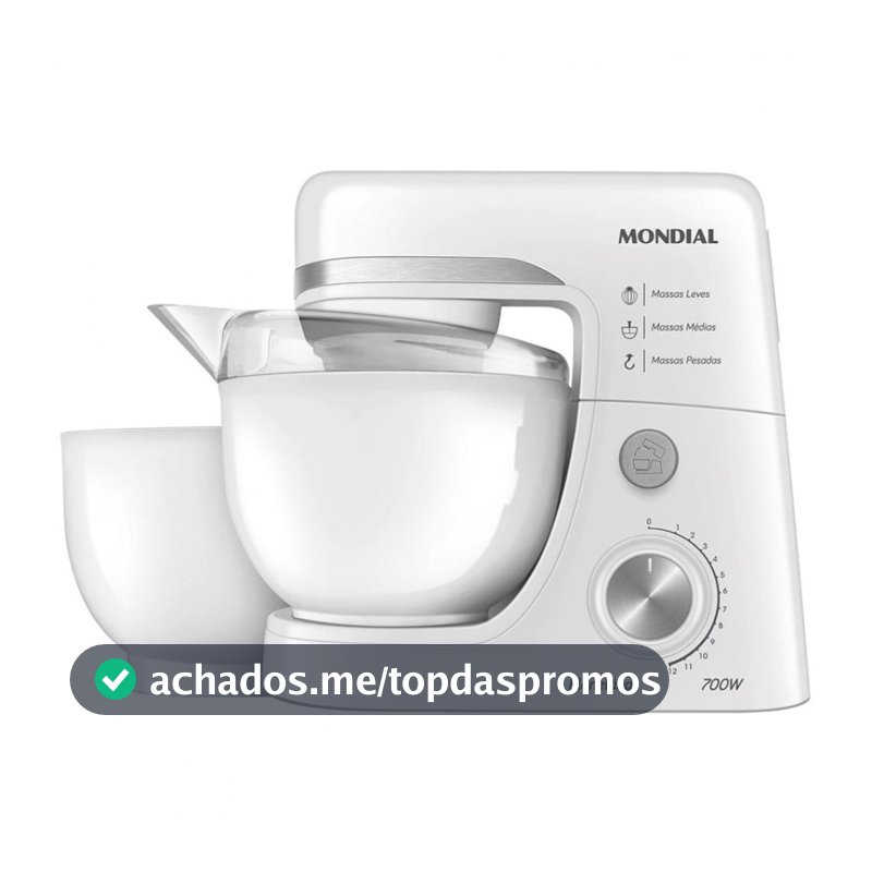 Batedeira Planetária BP-03W-2B 12 Velocidades 700W Mondial