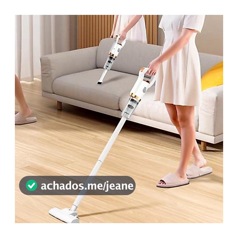 Aspirador de Pó 2 em 1 Limpeza Portátil Sem Fio Multifuncional Para Limpeza De Casa Manual