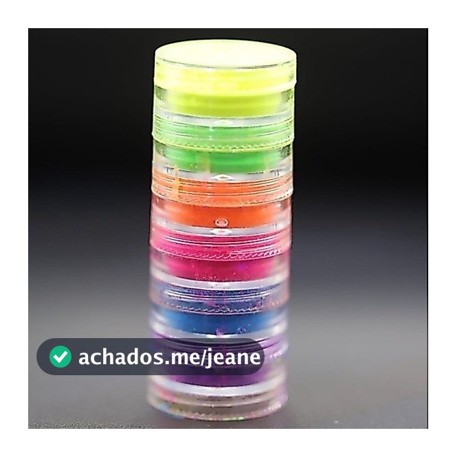 Torre Pó Neon para Decoração de Unha Nails Promoção