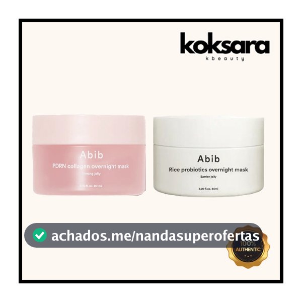 Abib Rice Probiotics /  PDRN Collagen Overnight Mask Barrier Jelly 80ml