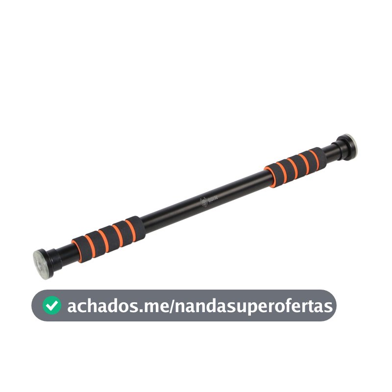 Barra de Porta Ajustável Fixa Pegada Macia Foam Odin Fit