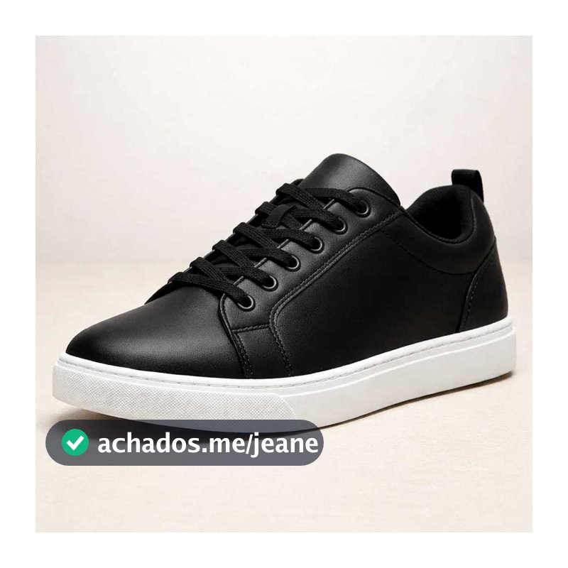 Tênis Sapatênis Masculino Casual Dia a Dia Urban Couro Fashion Barato Promoção Envio Imediato