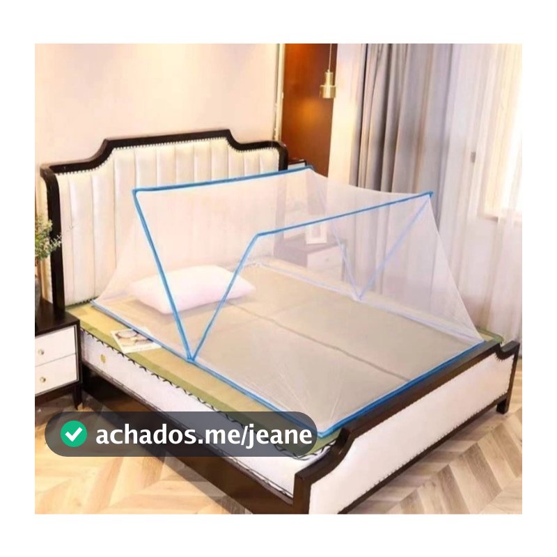 Mosquiteiro De Cama Grande Tenda Anti Mosquito Dobravel Protetor Mosca Inseto Pernelongo Previnção Para Dormir