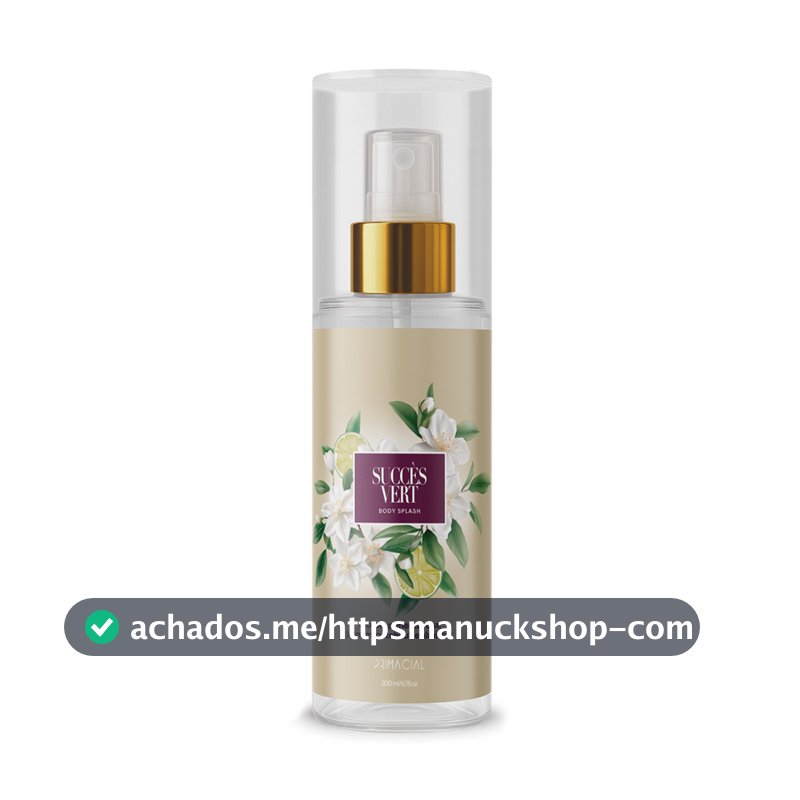 BODY SPLASH FEMININO SUCCÈS VERT 200ML - PRIMACIAL PERFUME FLORAL CITRICO