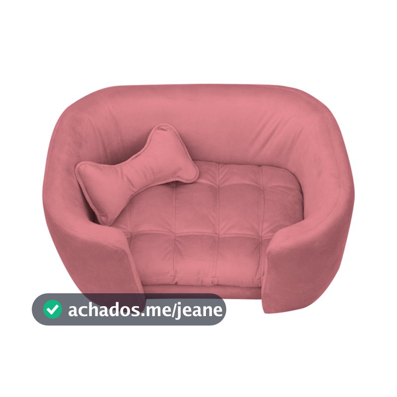 ENVIO IMEDIATO - Poltroninha Caminha Pet Baby Hanna Veludo