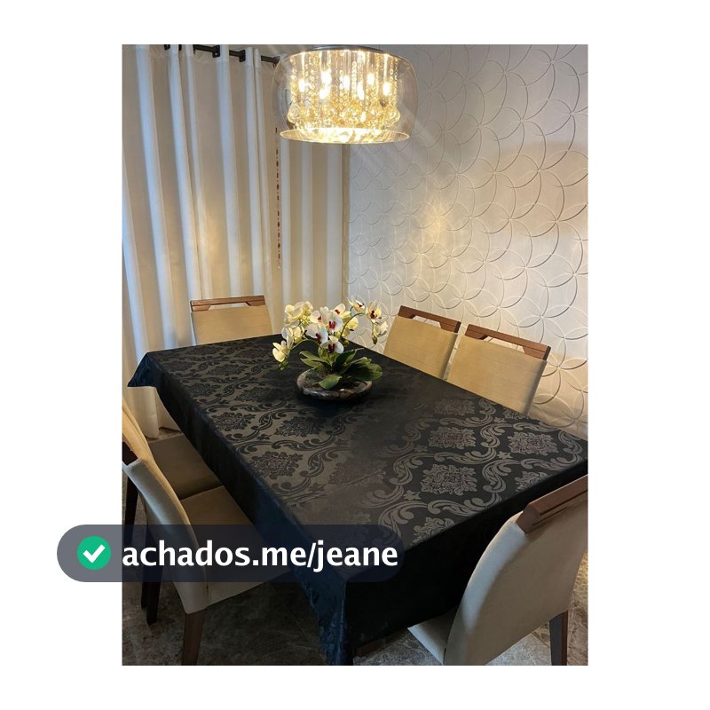 Toalha de Mesa Jacquard Luxo 6 Lugares 2,10x1,40 Várias Cores ENVIO IMEDIATO