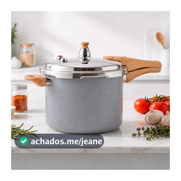 Panela De Pressão Indução Ecoglide 4,2l Grafite Tuut Grafito