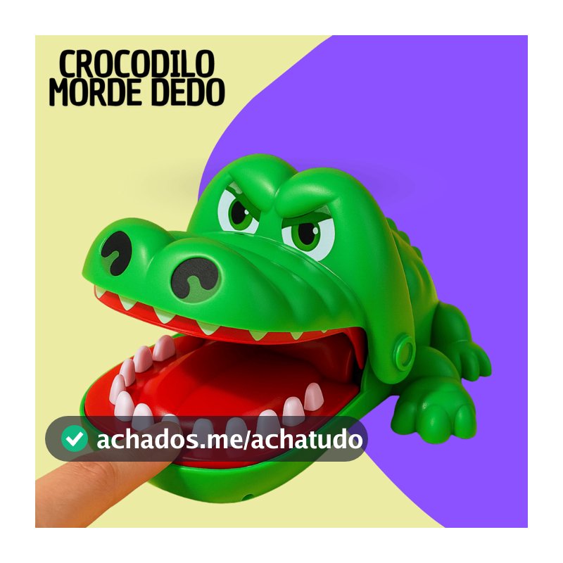 Jacaré Crocodilo Morde Dedo Jogo Brinquedo Infantil Dentista