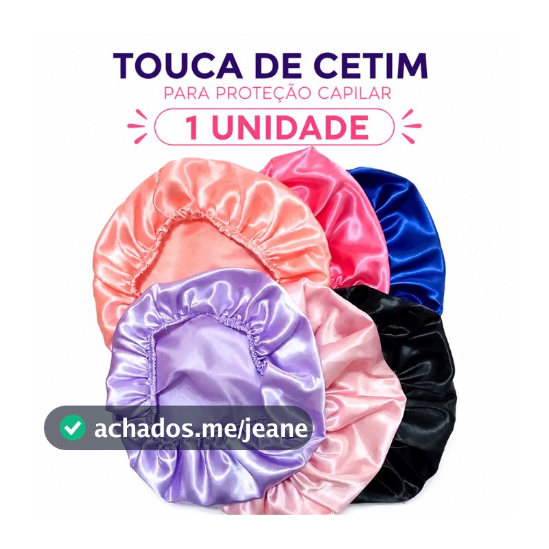 Touca Cetim Sortida 1 unidade