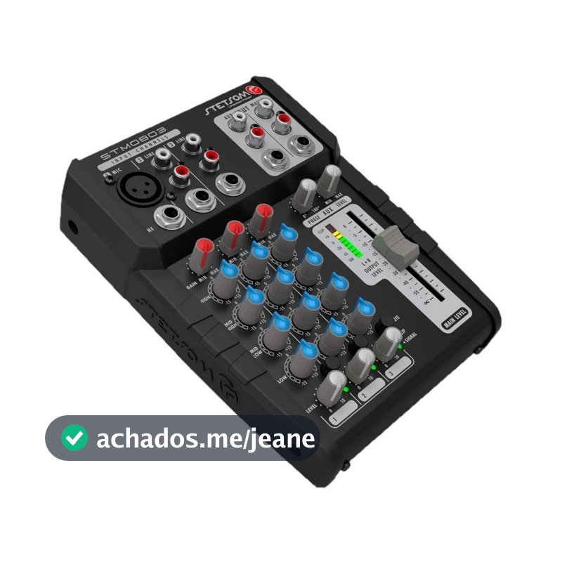 Mesa Som Automotivo Stetsom Stm0803 12c 3 Saidas