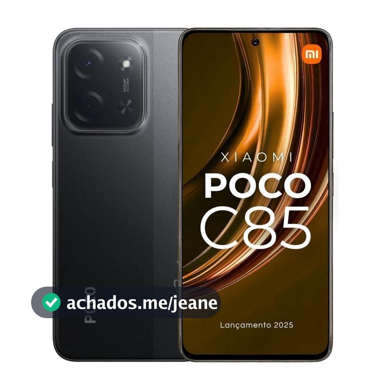 Smartphone Xiaomi Poco C85 256GB / 128GB Versão Global NFC Envio Imediato (COM PELÍCULA DE CORTESIA)