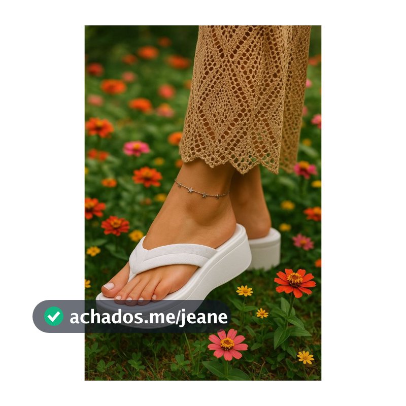 Sandália Feminina Delta Conforto e Estilo Elegante e Casual Plataforma