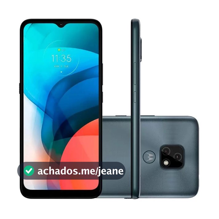Celular Motorola Moto E7 32GB Tela 6.5'' Câm. 48Mp Revisado