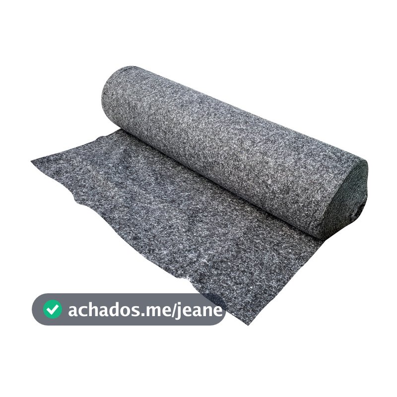 Manta Bidim 2,30x1m Geotextil Feltro Para Drenagem Proteção Jardim Vaso Canteiros Pedras Obras