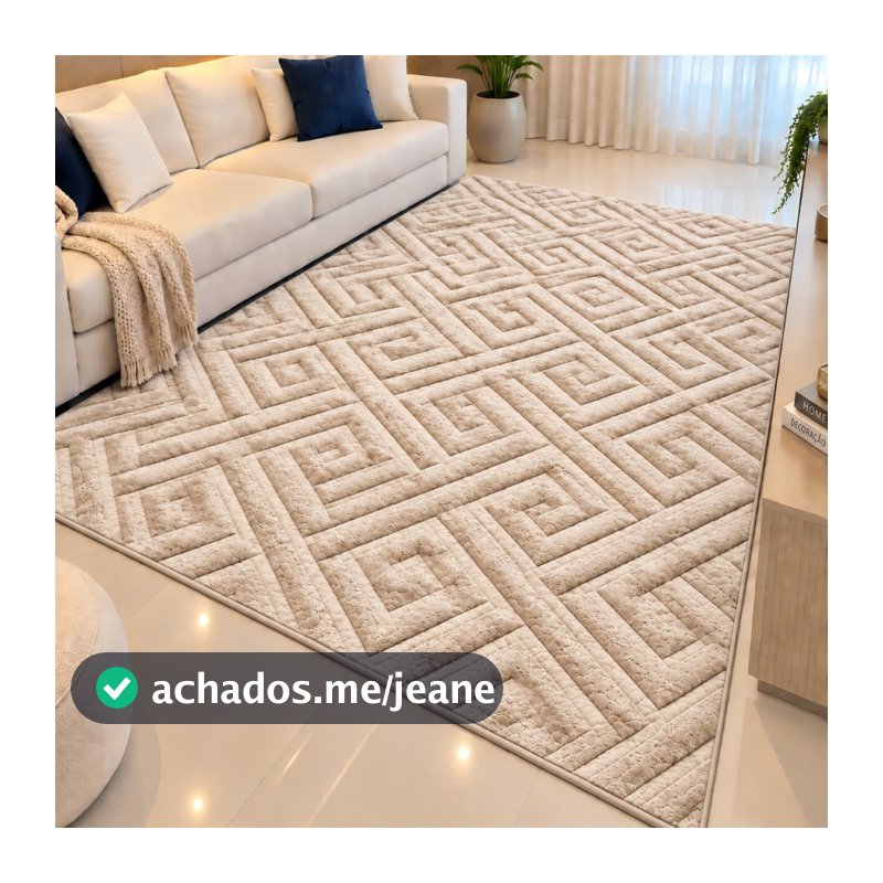 Tapetes para Decoração de Casa Luxo Macio 200x250 Grande
