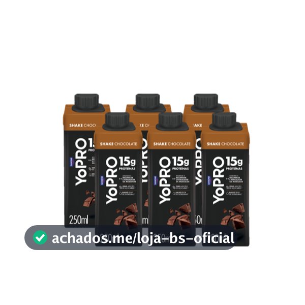 Kit 6 YoPRO Bebida Láctea UHT Choco 15g de proteínas 250ml