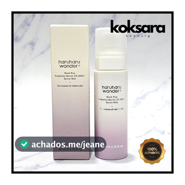 Haruharu Wonder Black Rice Probiotics Barrier 2% NAD+ Serum Mist 80ml