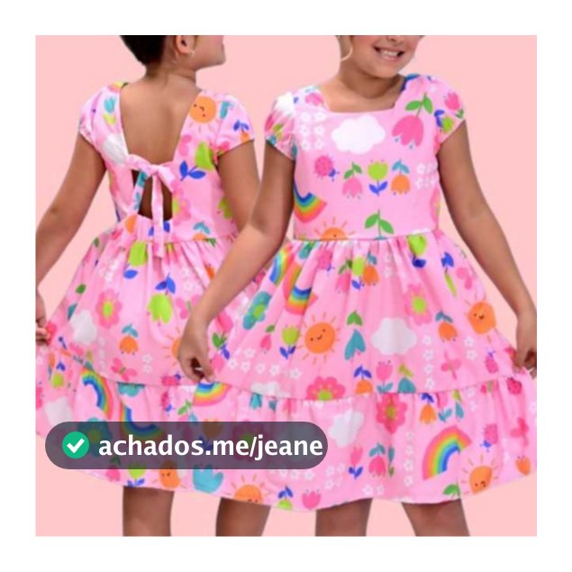 Vestido Infantil Menina Festa luxo Estampado Princesa Floral Alegre Moda Infantil Elegante Menina Verão Casual Roupa