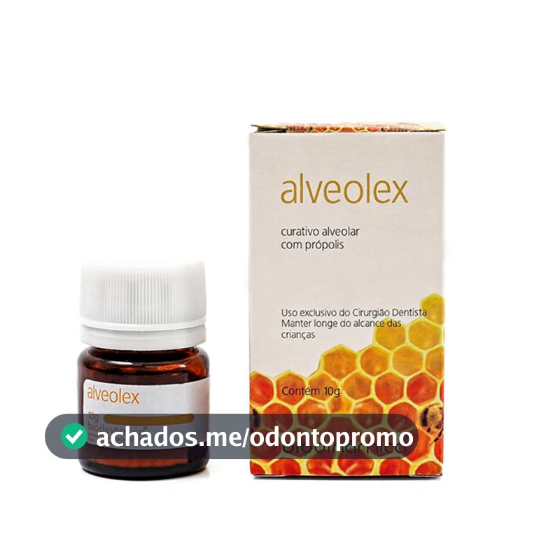 Curativo Alveolar Alveolex 10g Biodinâmica - Envio Imediato